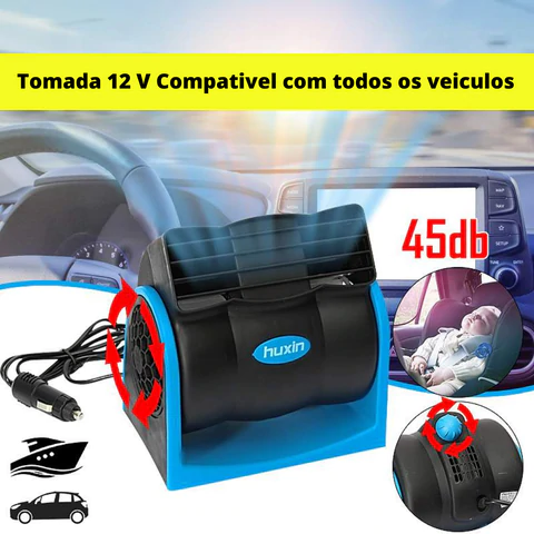 Super Climatizador Automotivo sem ruídos Portátil